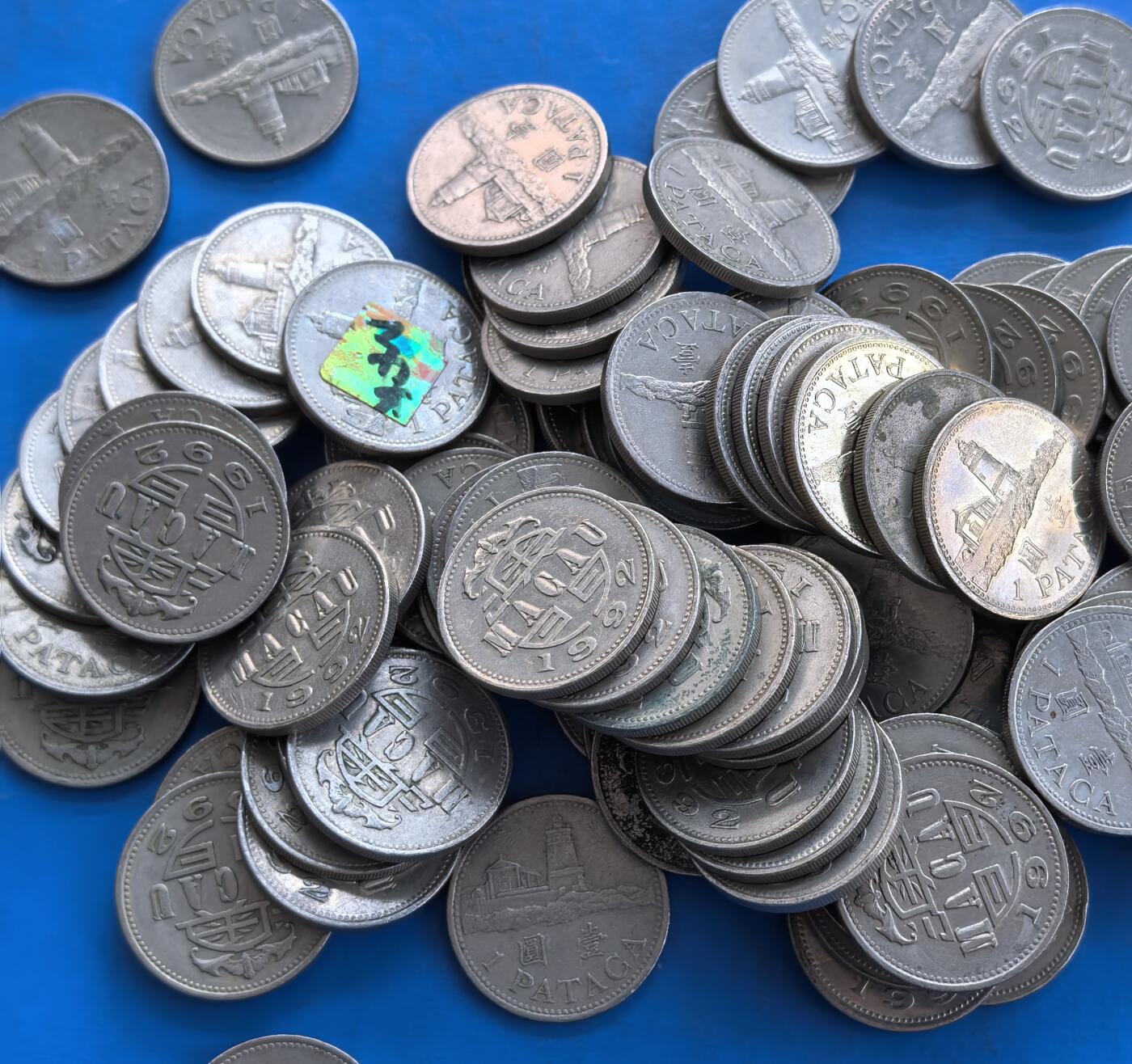 外国优质银币非洲美洲币，周六九点倒数截拍，满百包邮，持续收拍 澳门1元100枚