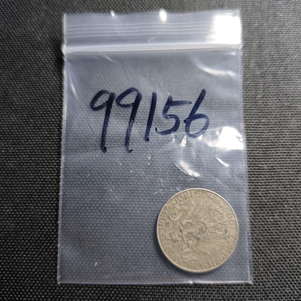 KK钱币收藏小铺  第399期  百期特拍（四拍之三）2月预留时间 周末发货   1909德占青岛 大德国宝1角镍币