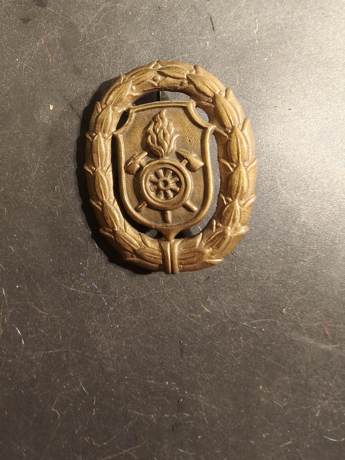 老王徽章第175期 德国巴伐利亚消防员铜级级功绩证章