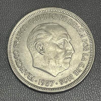 回流20260108 - 西班牙1957年50比塞塔 佛朗哥