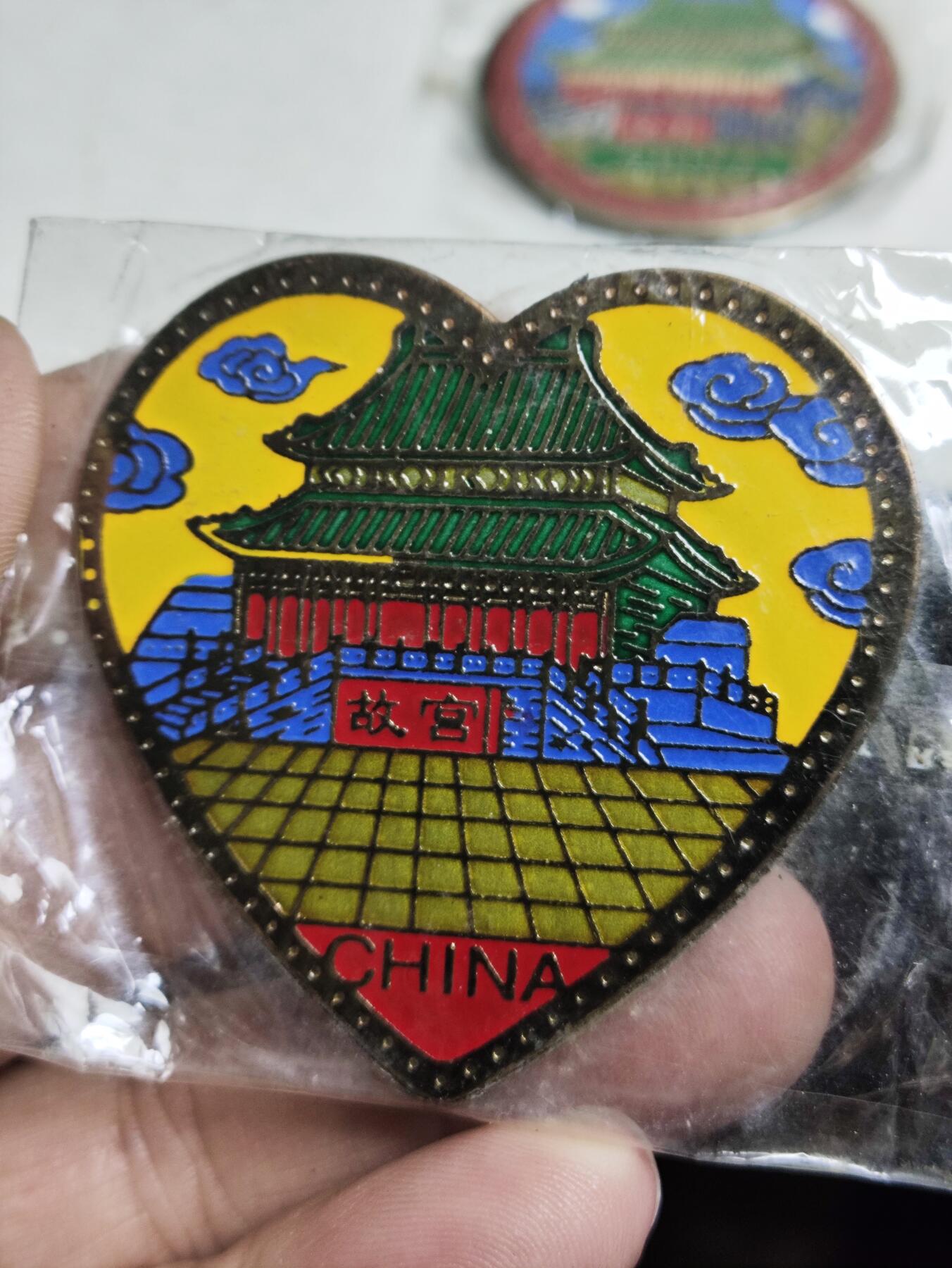 浓郁中国风景泰蓝冰箱贴