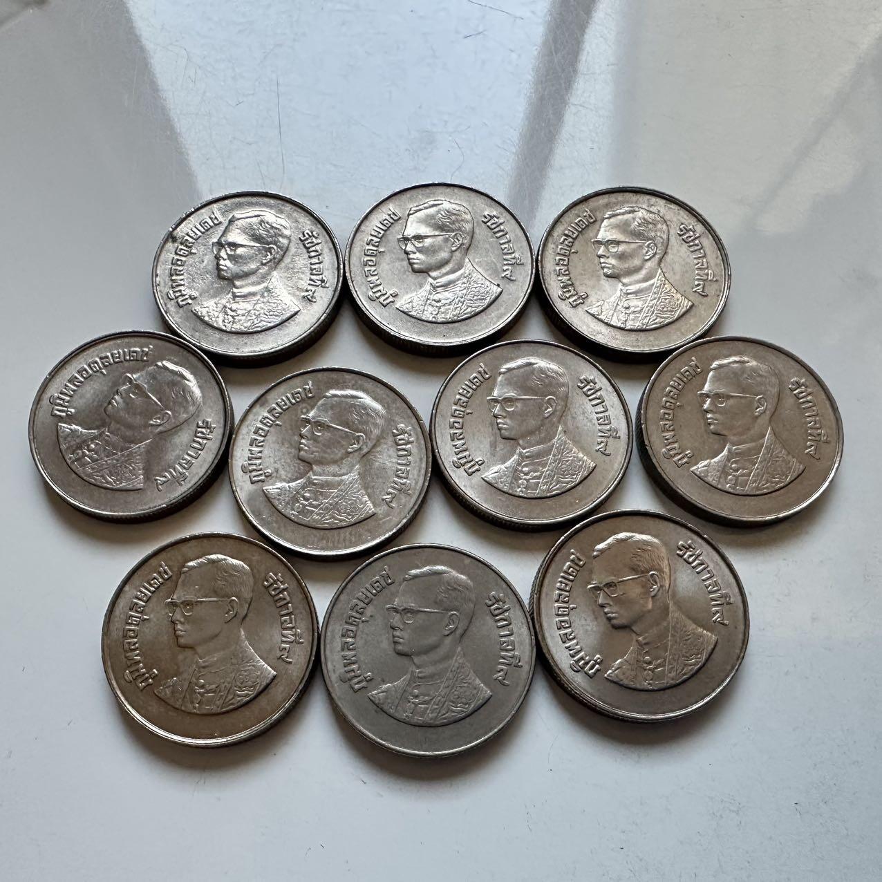 🌹外币初藏🌹🐯2026年第5场  每周二四六晚8️⃣点 接代拍 1985年国际青年节2泰铢纪念币10枚 原光品