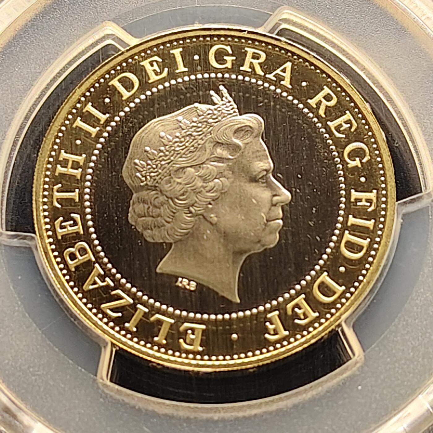 【全场包邮】纯粹捡漏拍493场 【收藏级】英国2009年2镑达尔文《物种起源》发行150周年精制双色金属纪念币-PCGS PR69 DCAM（更高分仅1枚）