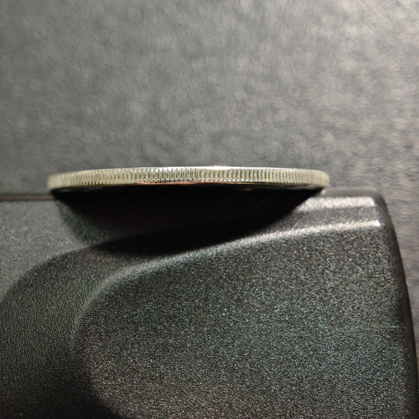 【德藏】世界币章拍卖第161期 1994年 直布罗陀希腊与德国接任欧盟理事会轮值主席国14埃斯库多念银币 镜面十足 直径约：29.9mm；重约：10g