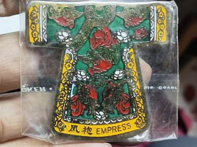 浓郁中国风景泰蓝冰箱贴 - 清宫凤袍