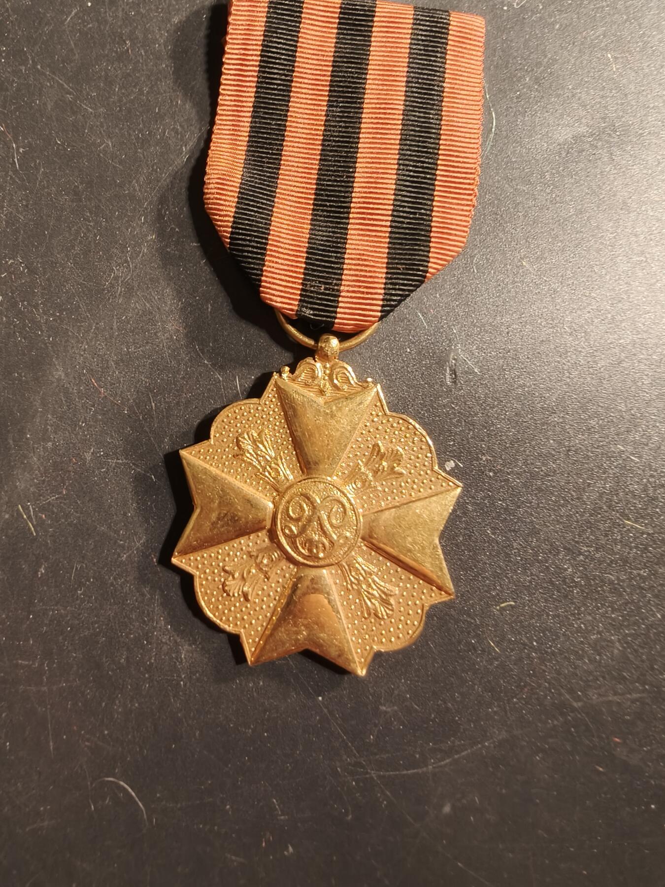 老王徽章第175期 比利时金级民事功绩奖章