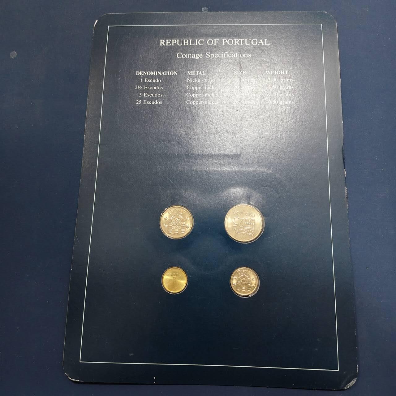 【全场包邮】纯粹捡漏拍492场【封装套币专场】-注意佣金 【富兰克林·世界各国硬币系列邮币卡】葡萄牙共和国2