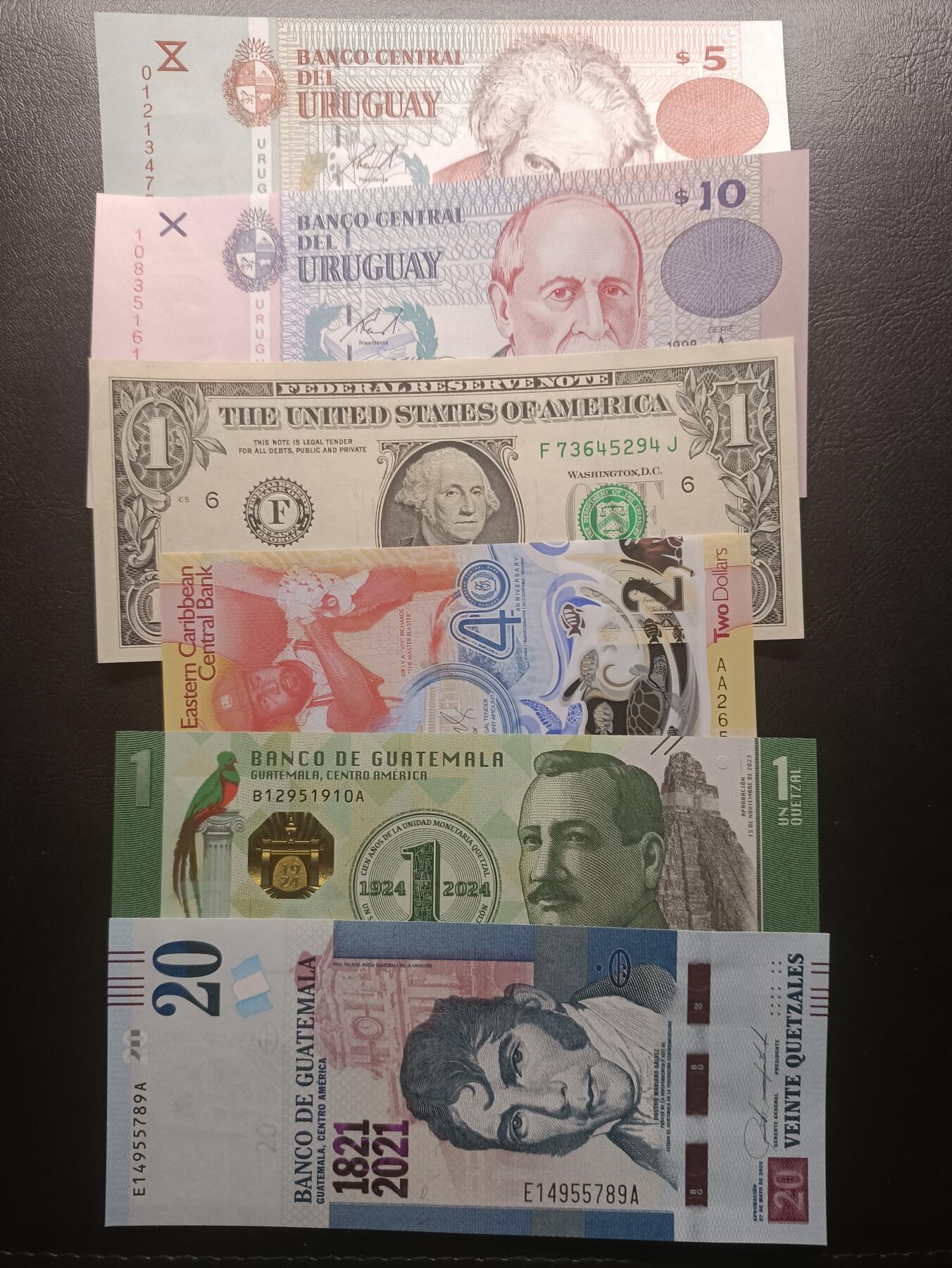 2026一月第二期，总212期 美洲钞票批量六张UNC