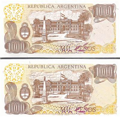 回流20260108 - 阿根廷中央银行1000比索两连号 阿根廷总统官邸