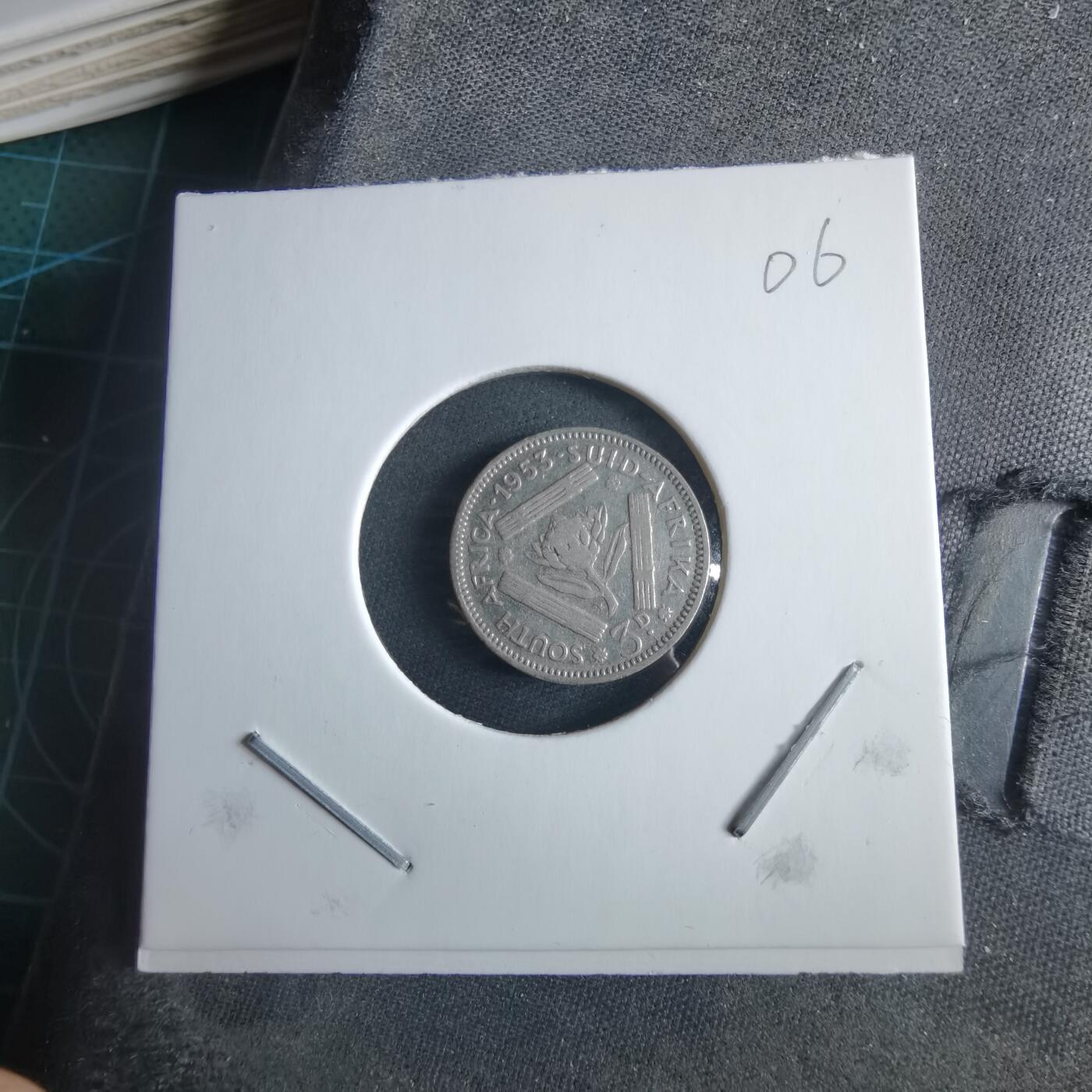 沼泽如烟--第955场 南非1953年3便士