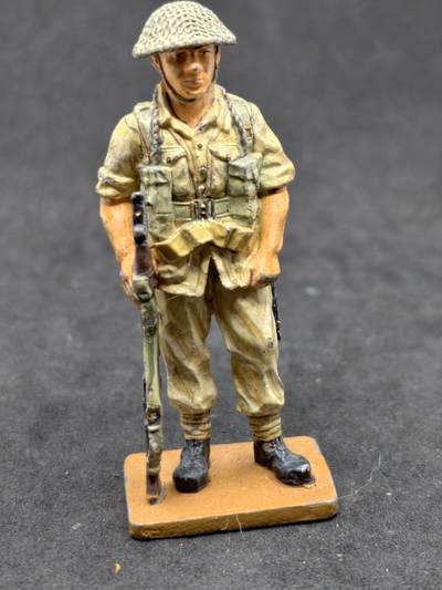 凯旋世界勋赏（第21期冬季大拍）（欢迎送拍）（对拍品有疑问请询问客服，不接受到手刀，出价默认拍品品相。请认真阅读拍卖规则！出价默认已认可！）（收到货请录制开箱视频，无视频概不处理问题。） - 西班牙Del Prado品牌出品的1914年法国外籍军团士兵金属兵人模型