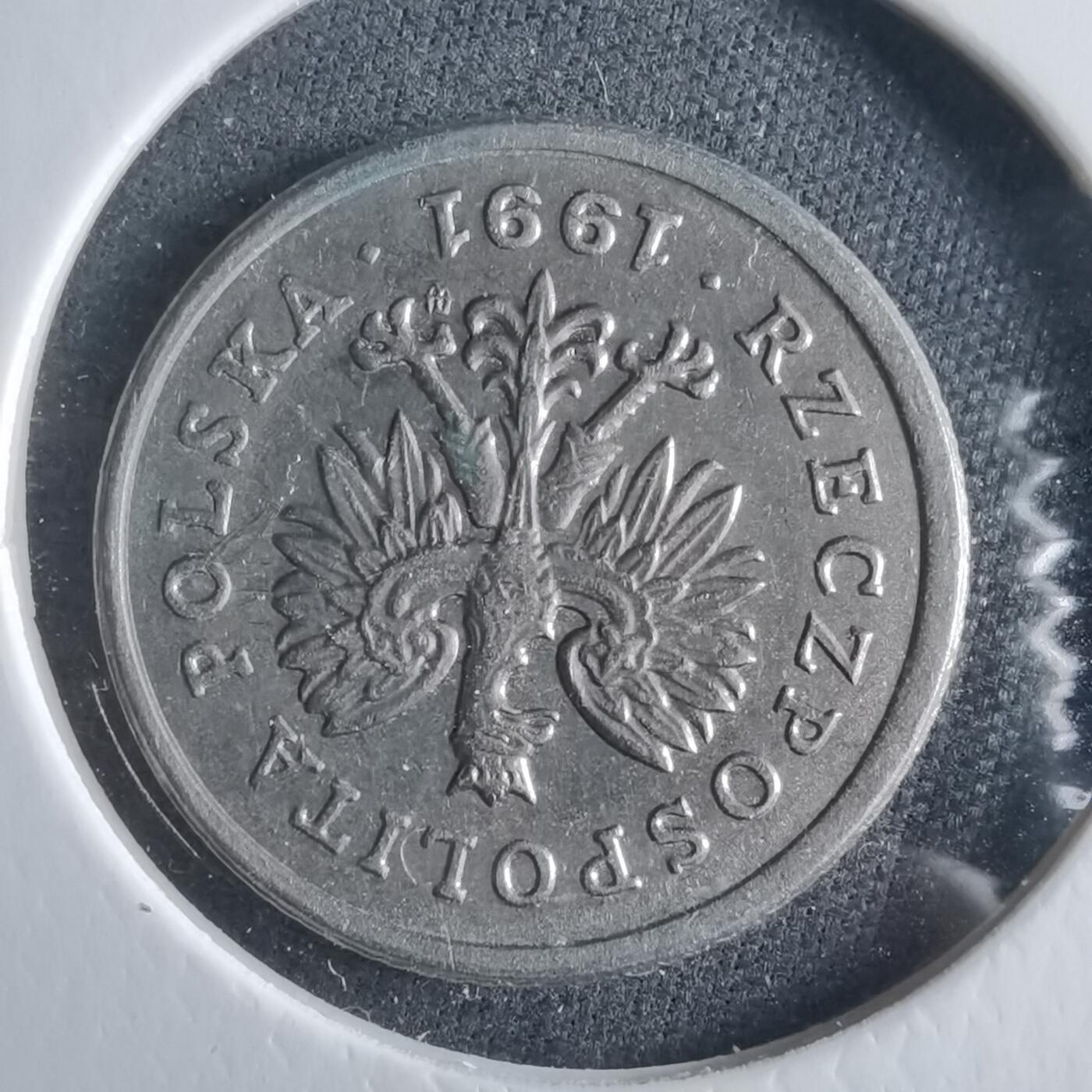 沼泽如烟--第955场 波兰1991年50格罗申