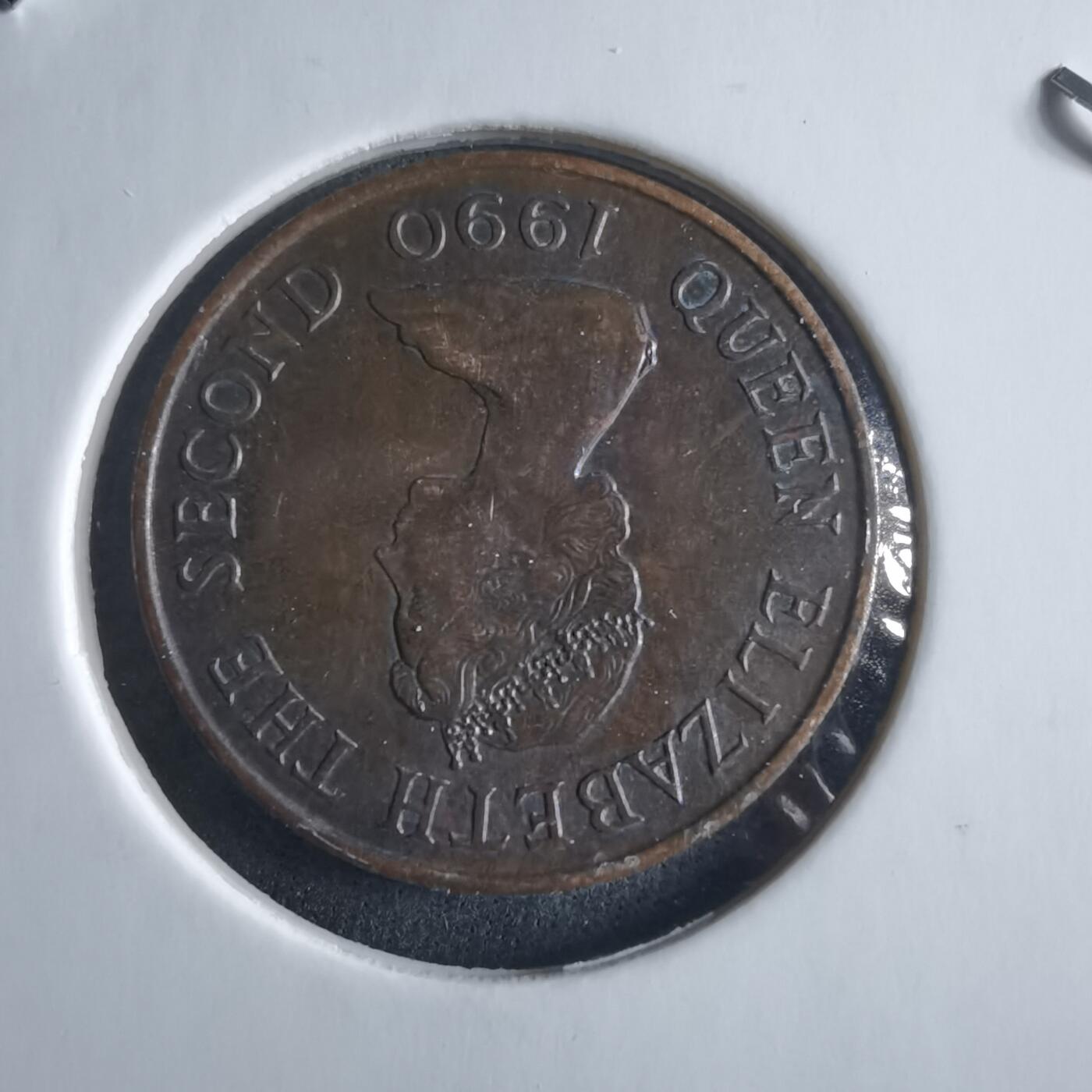 沼泽如烟--第955场 泽西1990年1便士