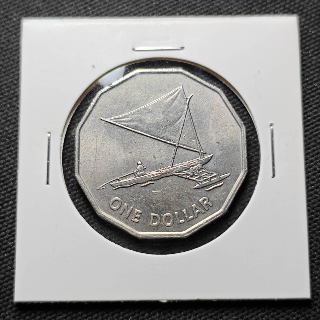 KK钱币收藏小铺  第399期  百期特拍（四拍之三）2月预留时间 周末发货  1979基里巴斯1元 好品