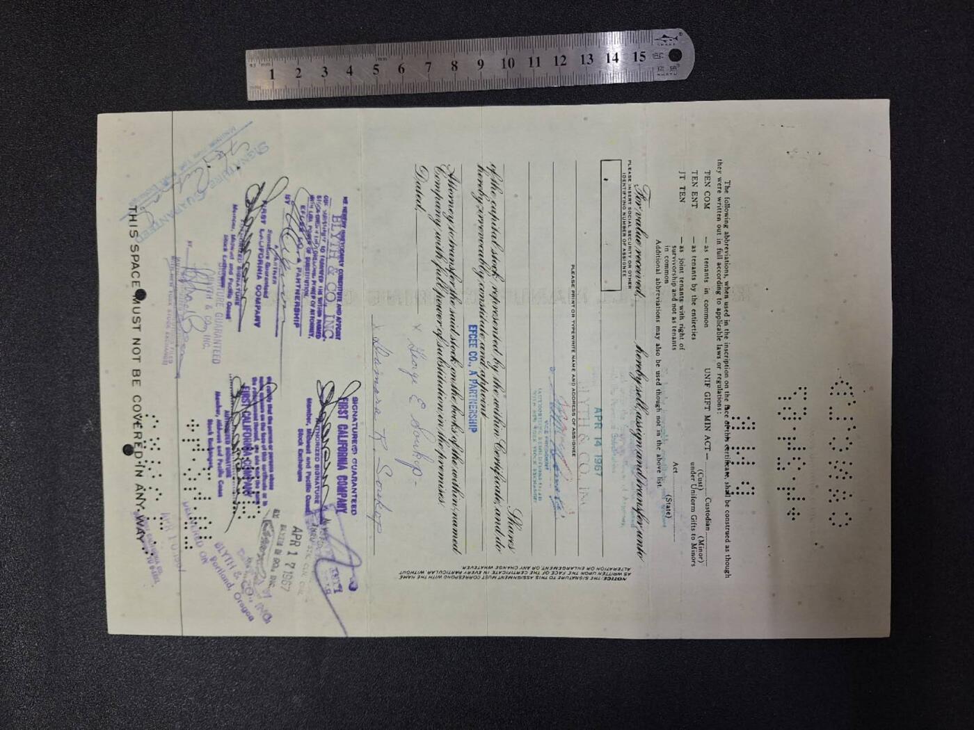 西秦中古拍卖第七十二期 美国罗克韦尔公司股票