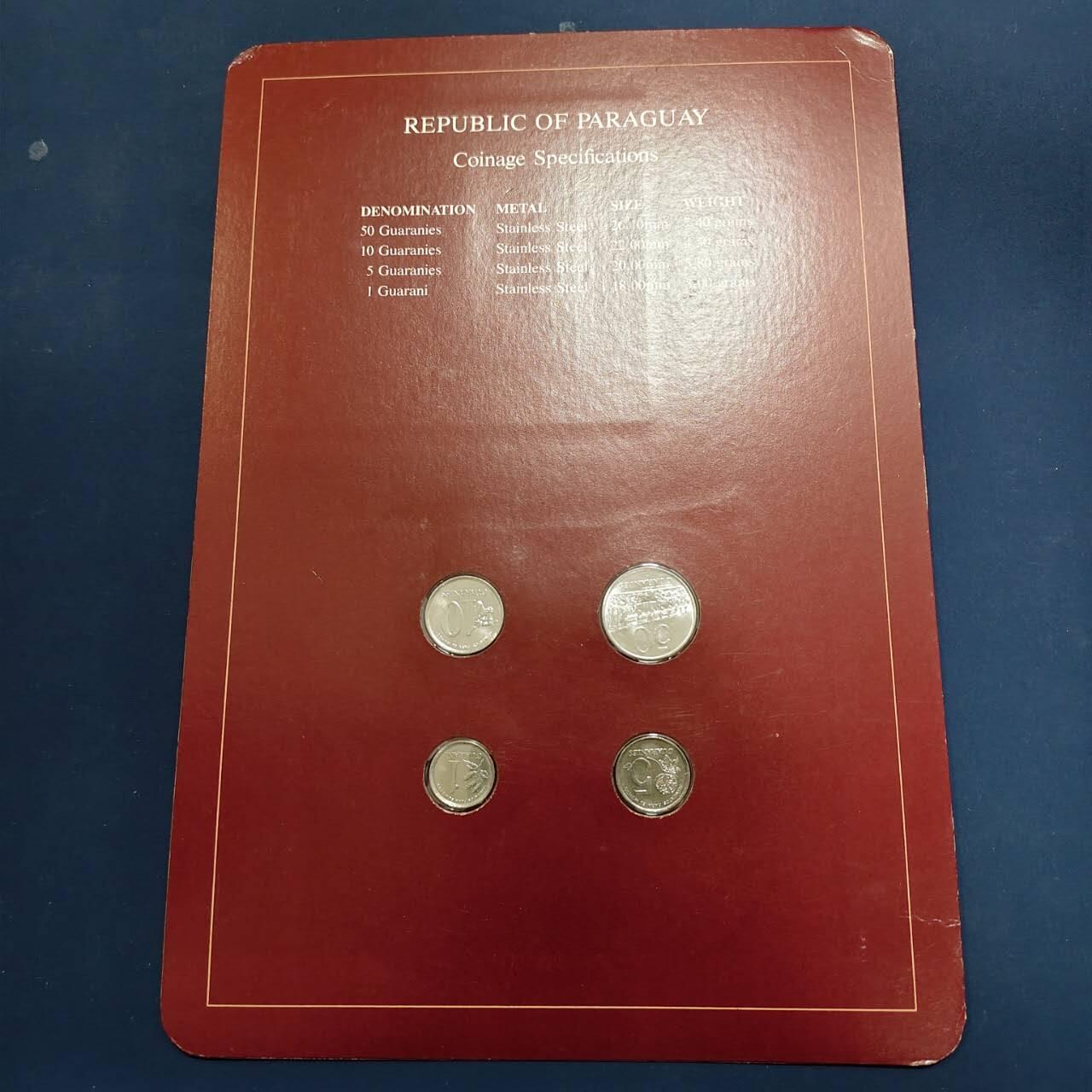 【全场包邮】纯粹捡漏拍492场【封装套币专场】-注意佣金 【富兰克林·世界各国硬币系列邮币卡】巴拉圭共和国2