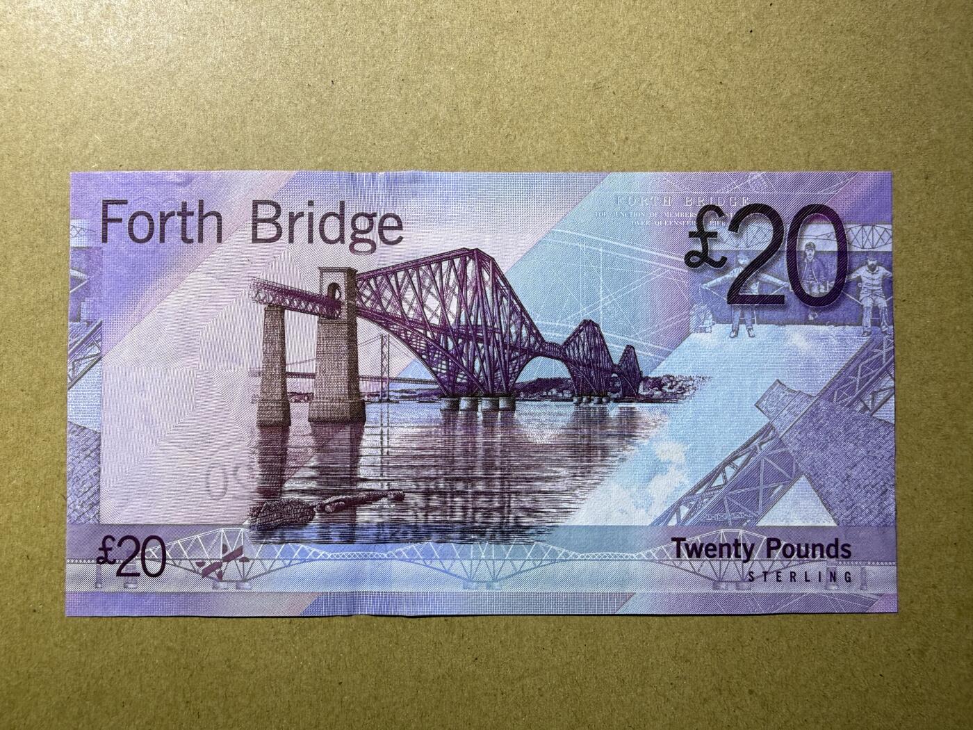 《艾美收藏》第228期-1.11周日外币精品 苏格兰20镑 UNC 2009年 苏格兰银行 无4尾8