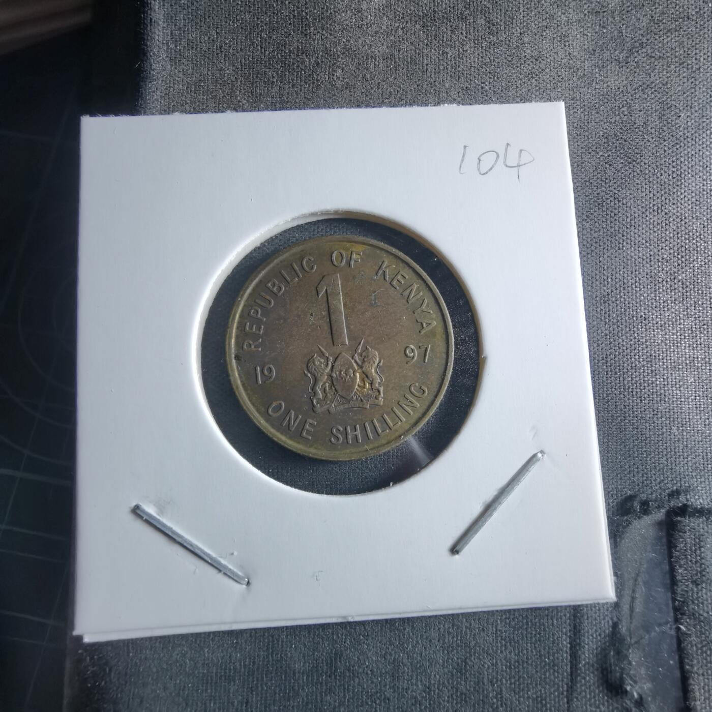 沼泽如烟--第955场 肯尼亚1997年1先令