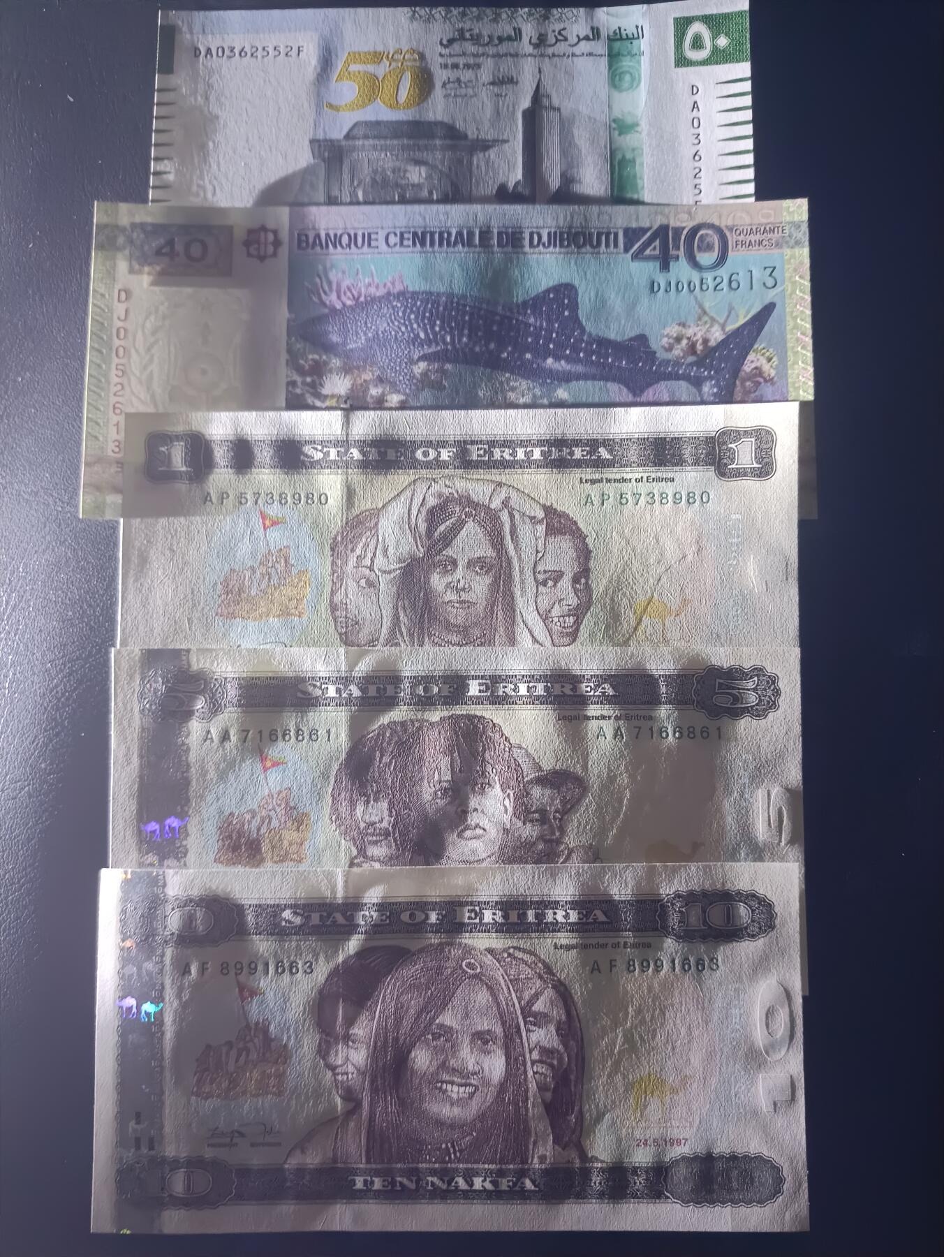 2026一月第二期，总212期 非洲纸币批量五张UNC