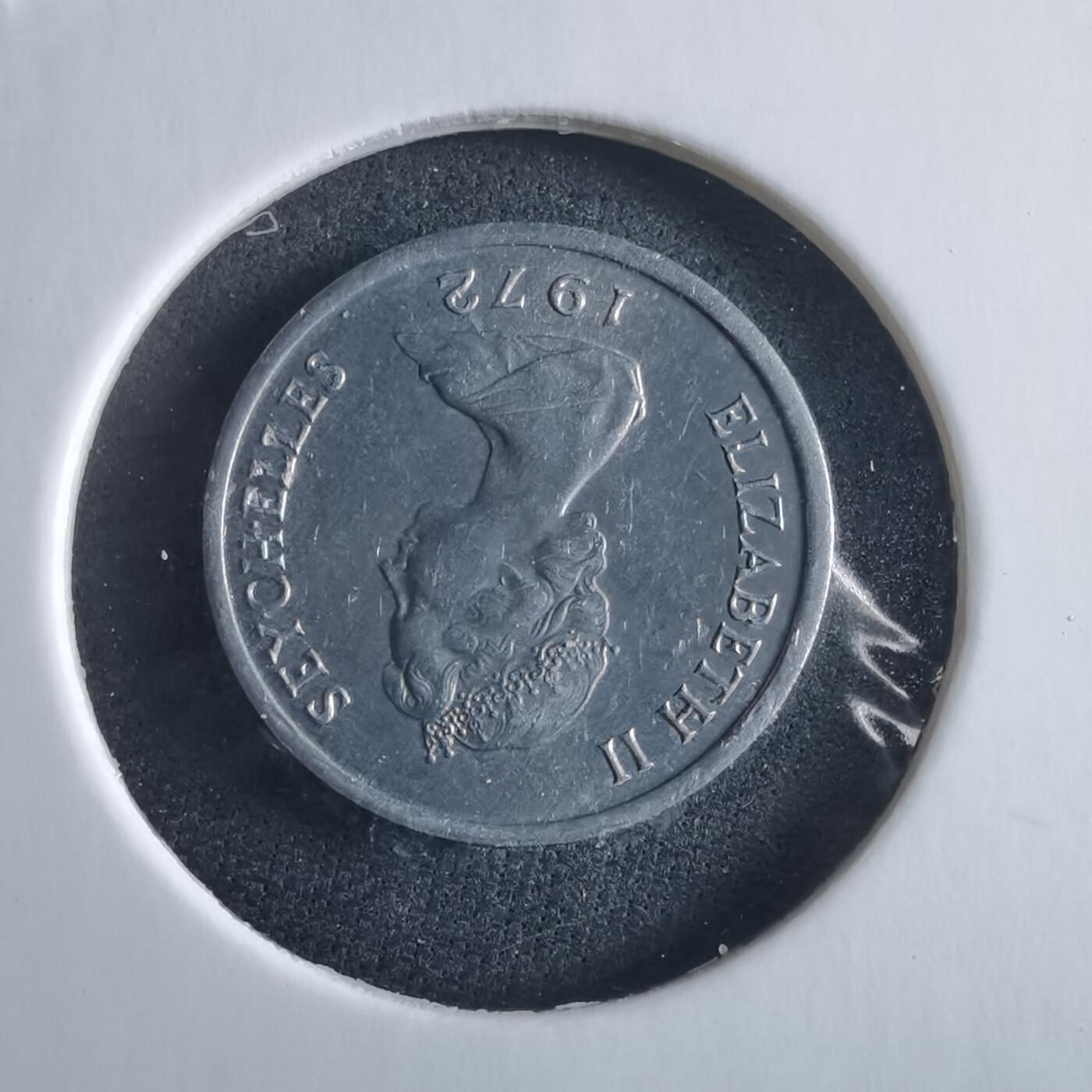 沼泽如烟--第955场 塞舌尔1972年一分