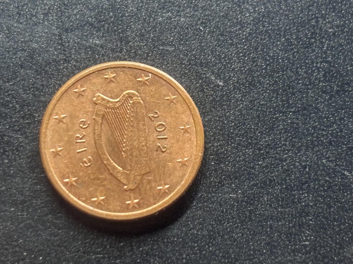 邮泉阁限时拍卖第三十九场 欧洲专场（硬币在国外。请付邮费6元。） 爱尔兰2012年1欧分