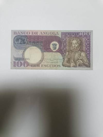 【20260110】非全新纸币和硬币第323场 - 安哥拉1973年100埃斯库多