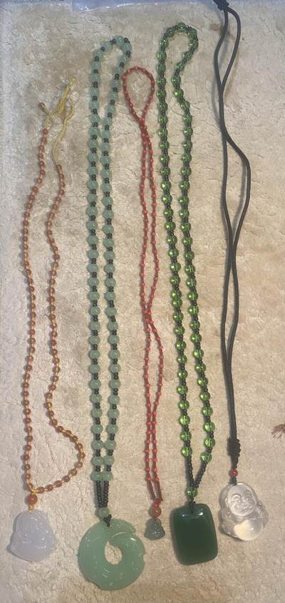 【旋风钱币】1月10日19:00准时开拍 精美欧洲币章、银币银章、第三帝国钱币等 全场包邮！ - 5条精美项链一起 第二组 如需细节图请联系