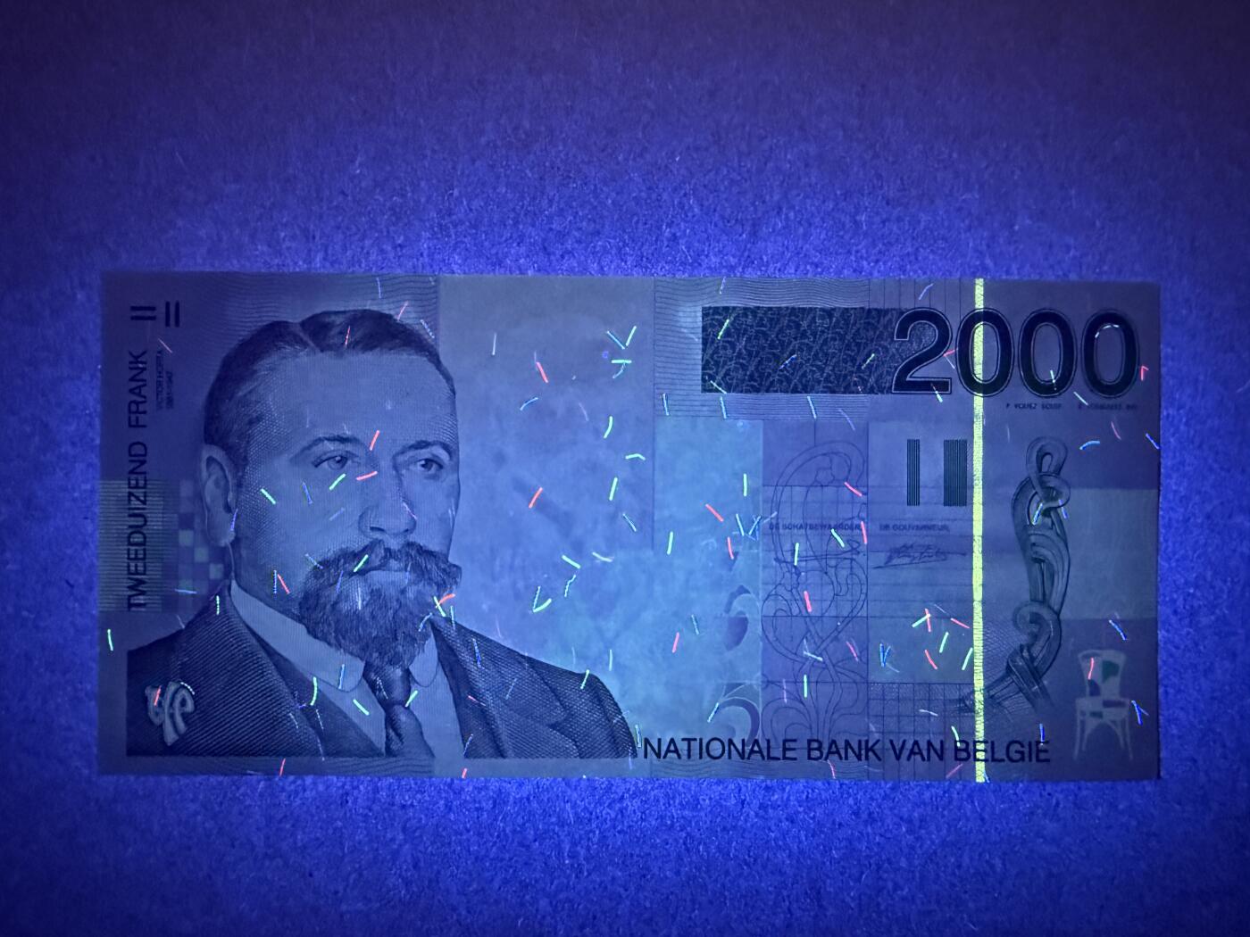 《艾美收藏》第228期-1.11周日外币精品 比利时2000法郎 UNC 比利时建筑师霍尔塔 无47原票好品