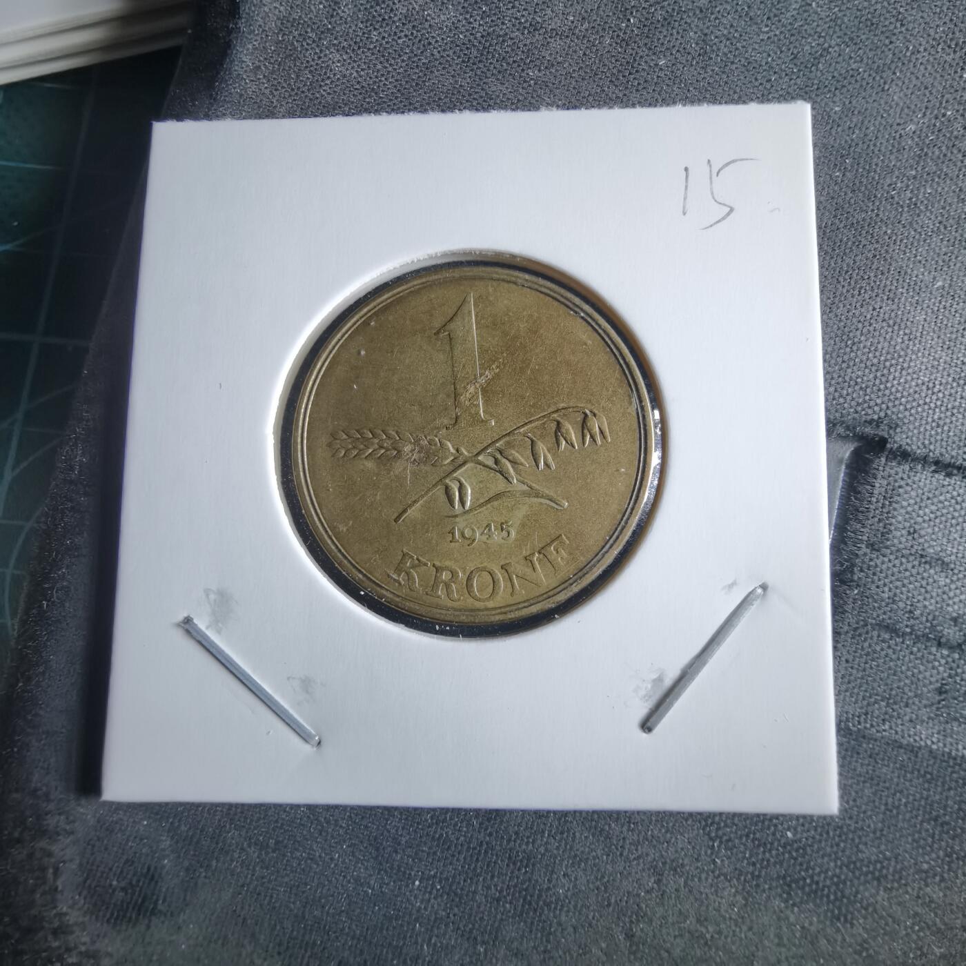 沼泽如烟--第955场 丹麦1945年1克朗