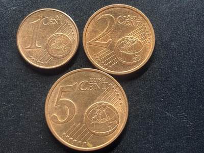 邮泉阁限时拍卖第三十九场 欧洲专场（硬币在国外。请付邮费6元。） 德国欧分3枚A版