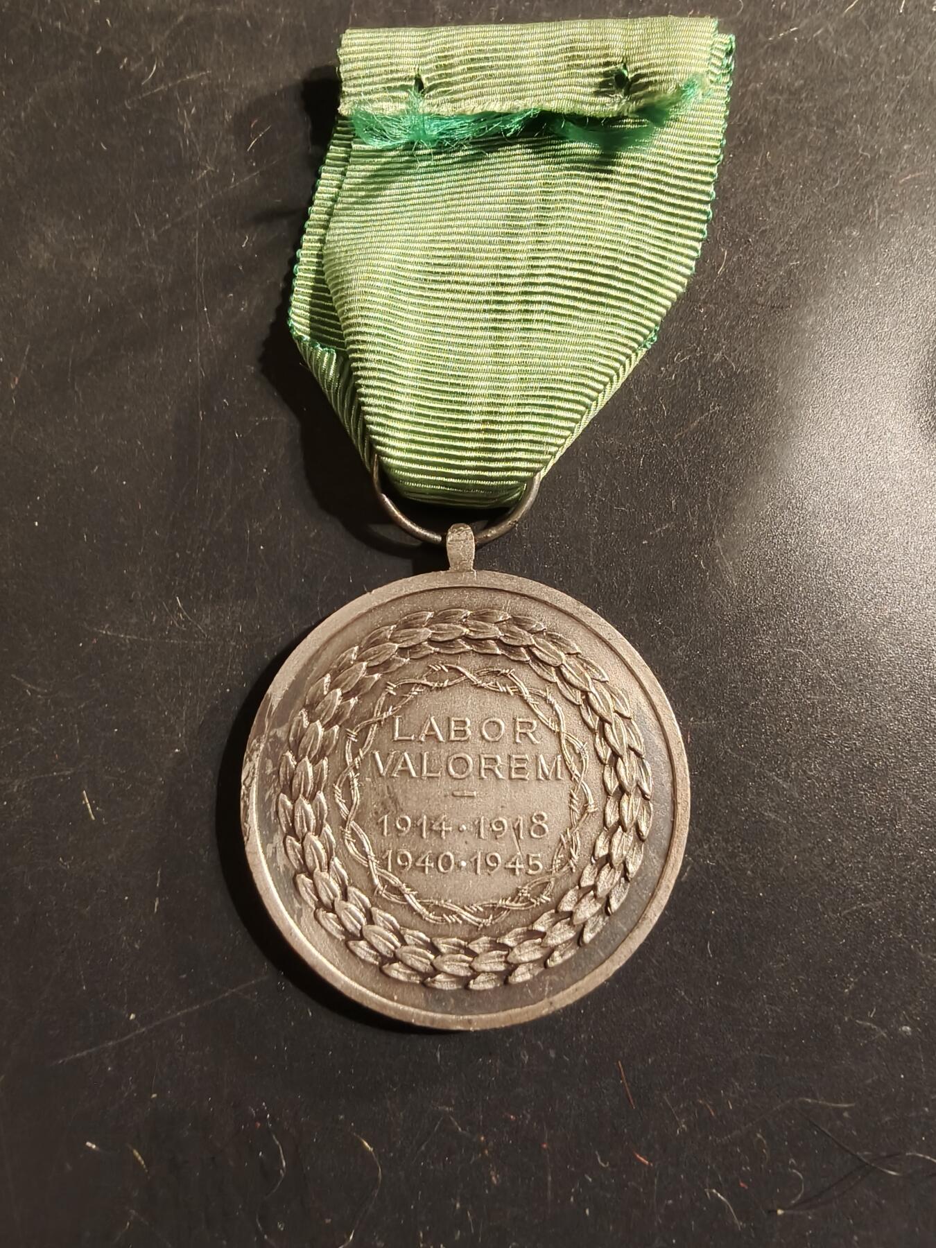 老王徽章第175期 比利时前战俘全国联合会银级劳动价值奖章    一战二战时期