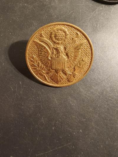 老王徽章第175期 - 美国陆军大檐帽帽徽   20年代版本