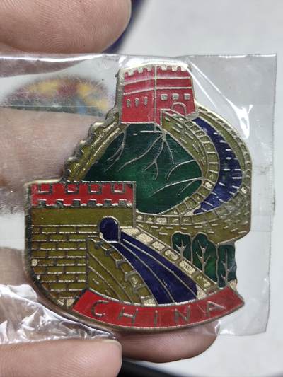 浓郁中国风景泰蓝冰箱贴 - 中国长城