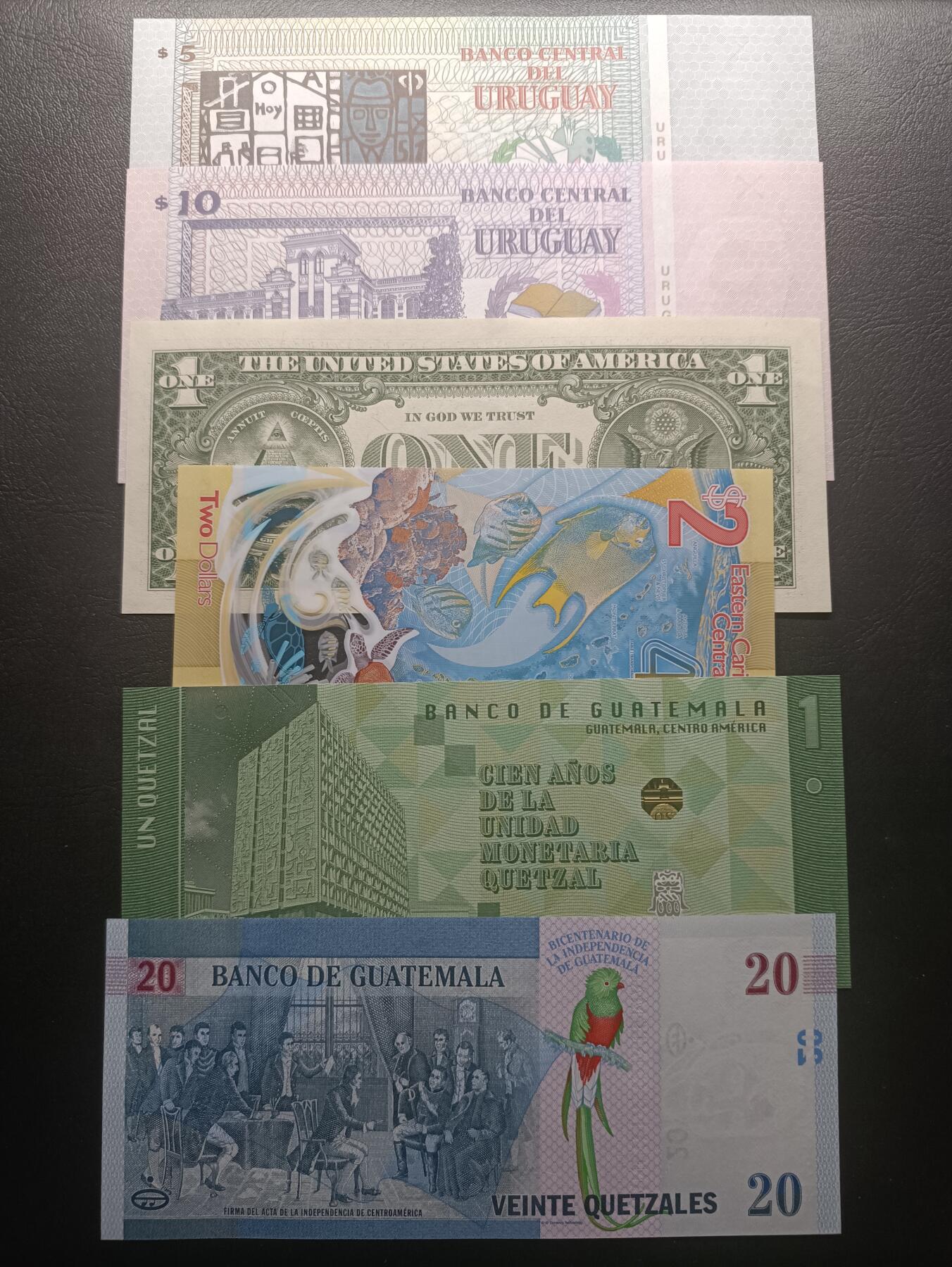 2026一月第二期，总212期 美洲钞票批量六张UNC