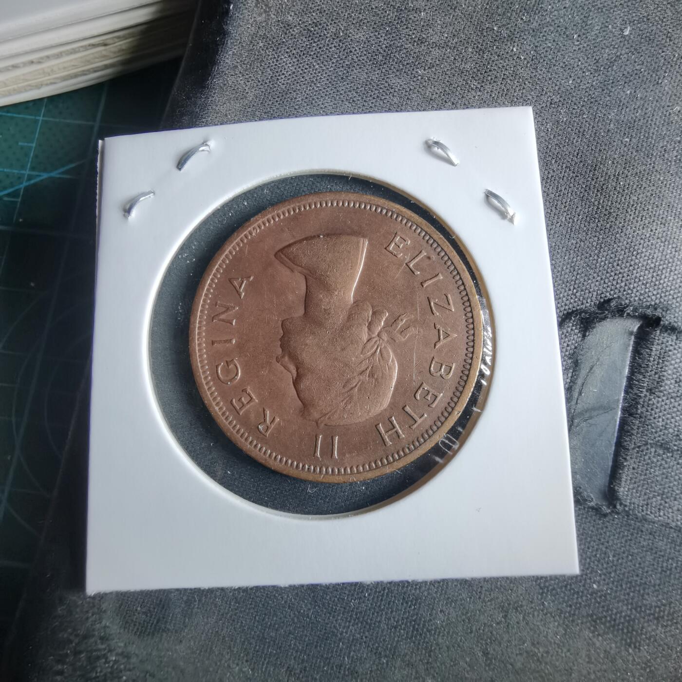 沼泽如烟--第955场 南非1953年1便士伊二首年