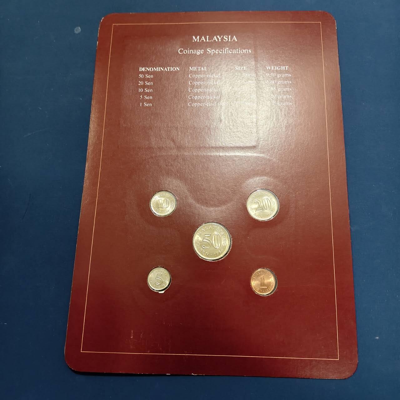 【全场包邮】纯粹捡漏拍492场【封装套币专场】-注意佣金 【富兰克林·世界各国硬币系列邮币卡】马来西亚联邦2