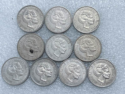 第一海外回流一元起拍收藏 散集专场  第288期 - 丹麦玛格丽特二世1克朗硬币 10枚