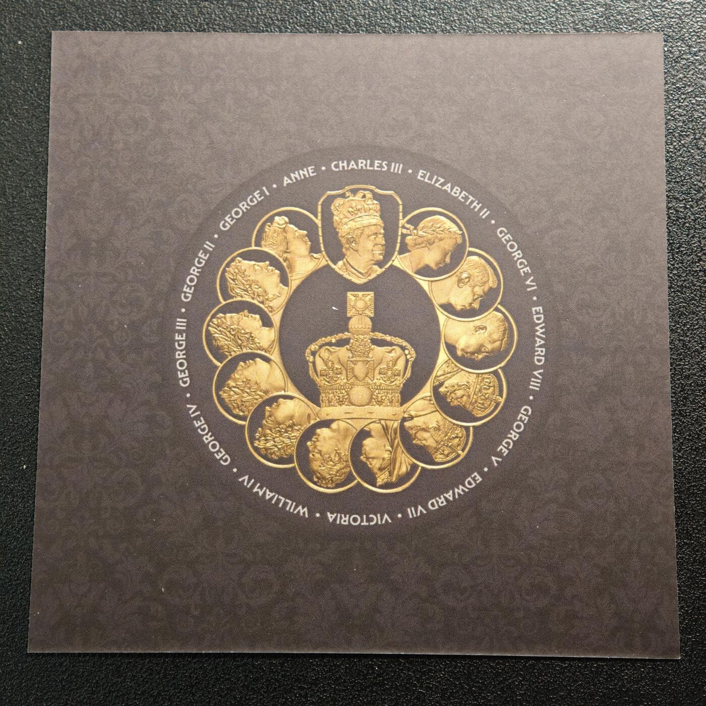 【德藏】世界币章拍卖第161期 2025年 纽埃英国君主局部镀金1元精制纪念银币 原盒 带证书 1盎司 999银 发行量500枚