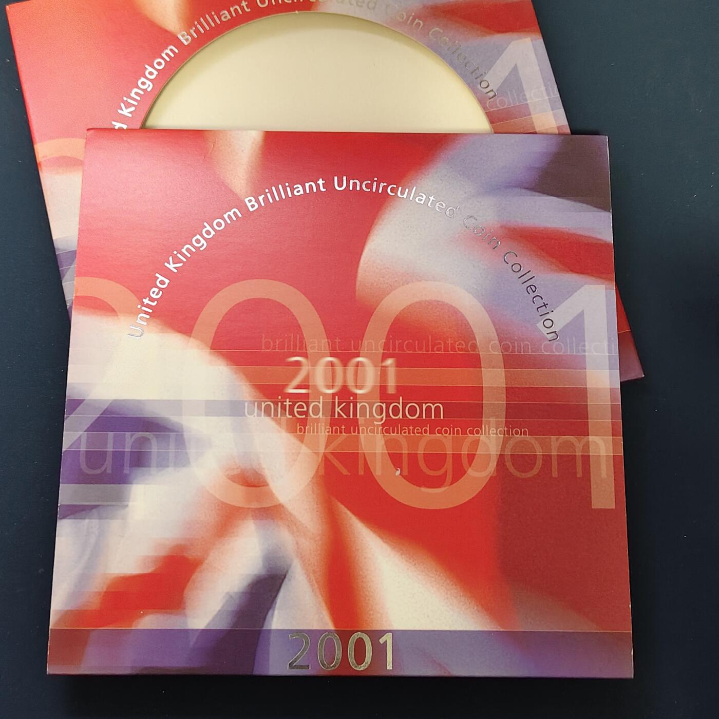 【全场包邮】纯粹捡漏拍492场【封装套币专场】-注意佣金 英国2001年官方封装套币-2镑马可尼电报+2镑机械时代+1镑凯尔特十字+流通套币