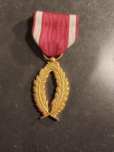 老王徽章第175期 - 比利时金级棕榈叶奖章