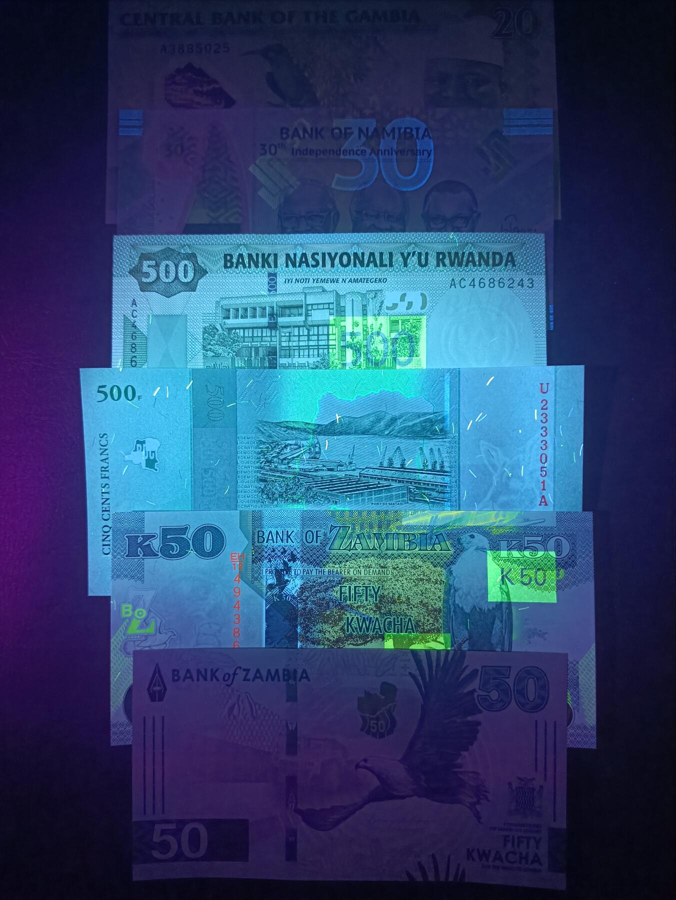 2026一月第二期，总212期 非洲钞票批量六张UNC