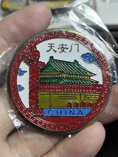 浓郁中国风景泰蓝冰箱贴 - 北京天安门