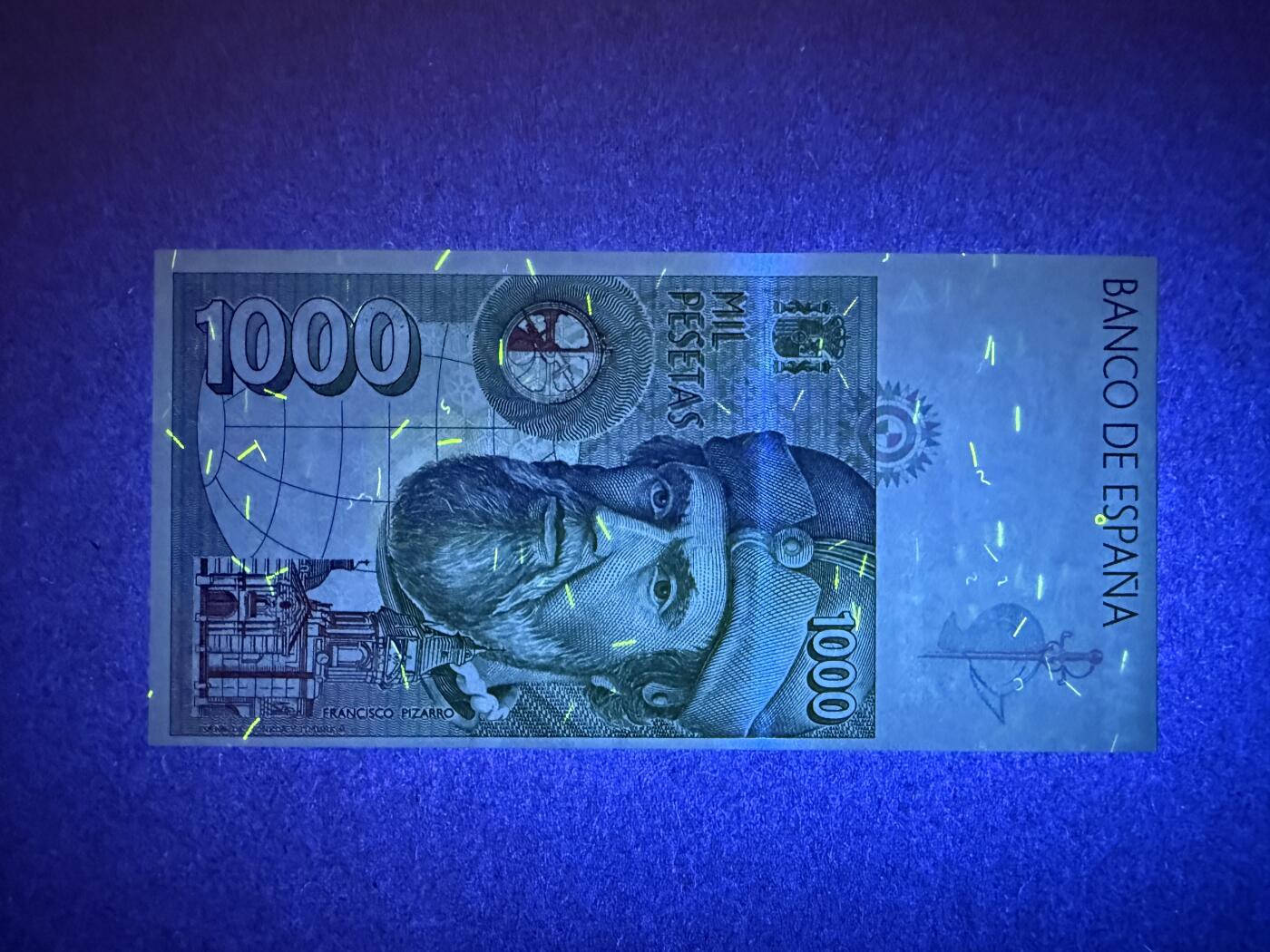 《艾美收藏》第228期-1.11周日外币精品 西班牙1000比塞塔 UNC 1992年末版