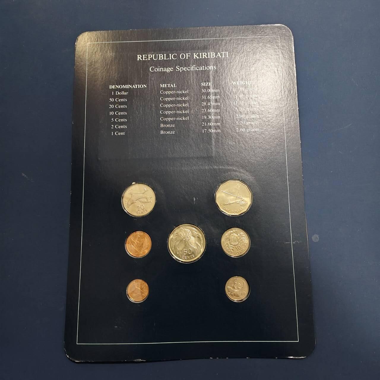 【全场包邮】纯粹捡漏拍492场【封装套币专场】-注意佣金 【富兰克林·世界各国硬币系列邮币卡】基里巴斯共和国