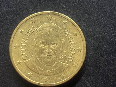 邮泉阁限时拍卖第三十九场 欧洲专场（硬币在国外。请付邮费6元。） - 梵蒂冈2015号50欧分