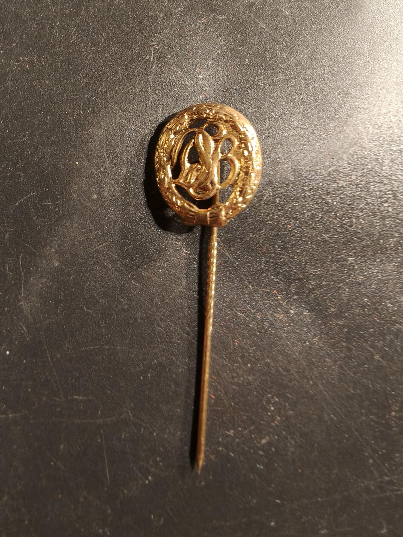 老王徽章第175期 德国金级体能奖章针插