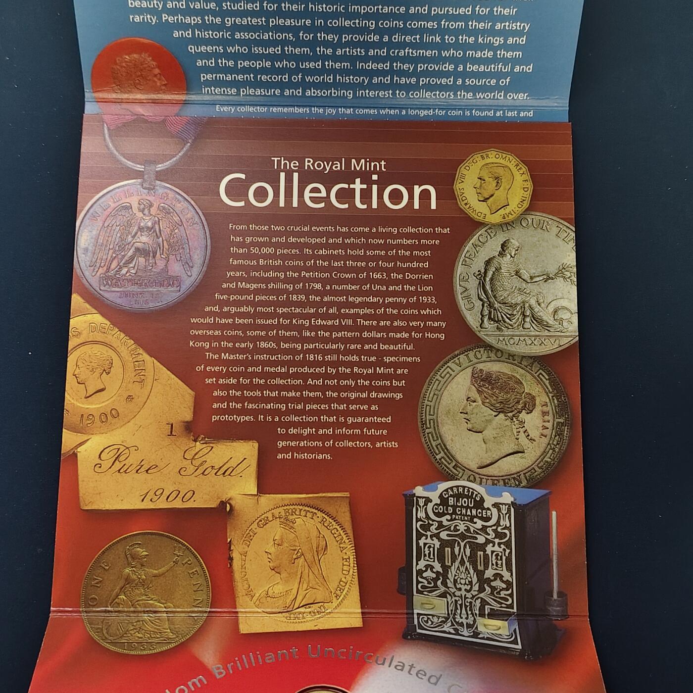 【全场包邮】纯粹捡漏拍492场【封装套币专场】-注意佣金 英国2001年官方封装套币-2镑马可尼电报+2镑机械时代+1镑凯尔特十字+流通套币