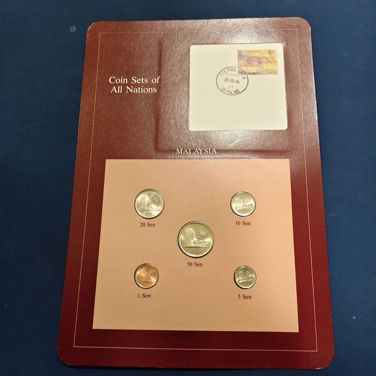 【全场包邮】纯粹捡漏拍492场【封装套币专场】-注意佣金 【富兰克林·世界各国硬币系列邮币卡】马来西亚联邦2