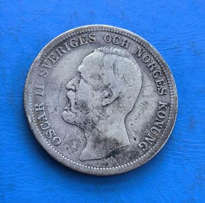 外国优质银币非洲美洲币，周六九点倒数截拍，满百包邮，持续收拍 - 瑞典挪威联合王国 1904 年2 克朗银币15克纯银价216元，正面是奥斯卡二世头像，背面双狮护国徽，刻 “兄弟民族的选择”，历史纪念性强，银质老币存世有质感，兼具收藏与历史价值。