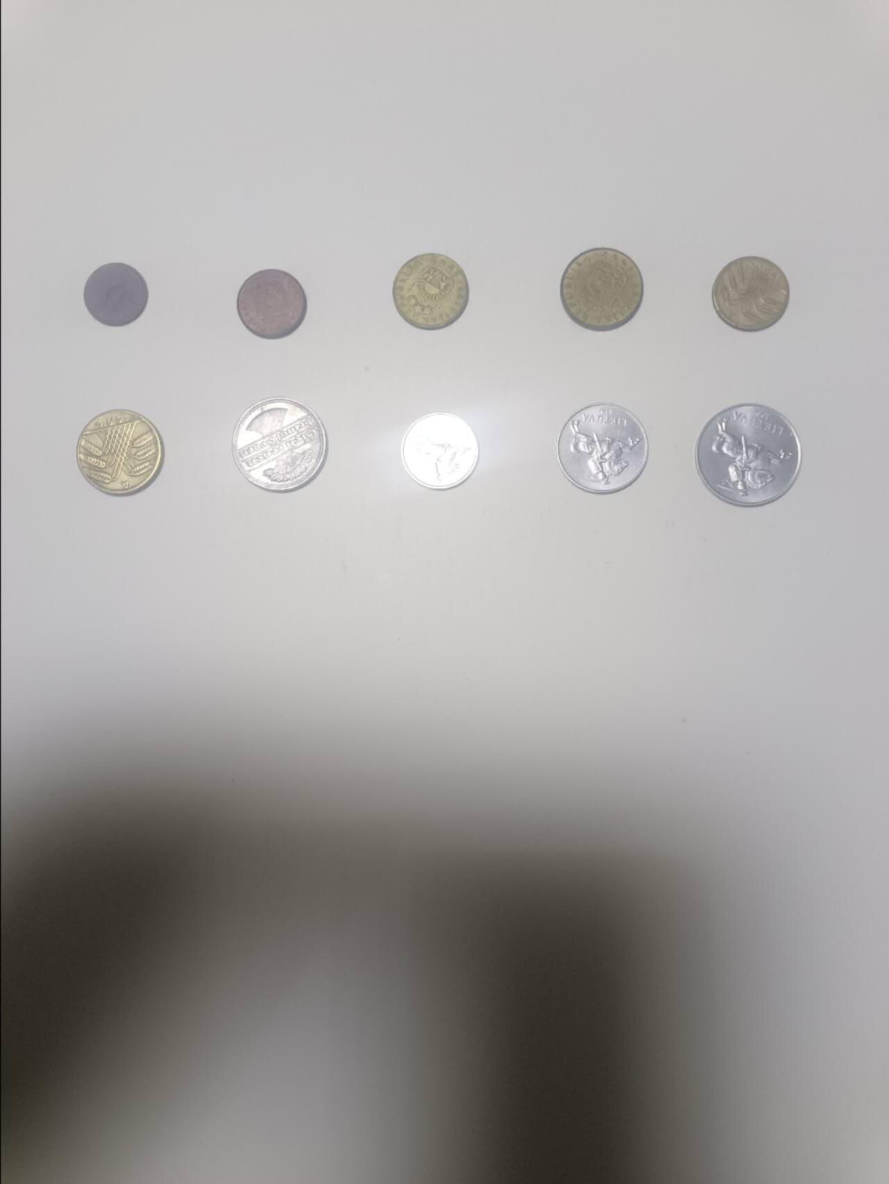 【20260113】非全新纸币和硬币第324场 欧洲国家10枚硬币